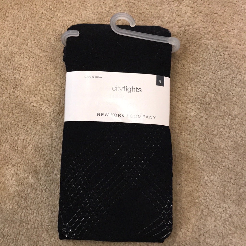 Black Pattern Tights